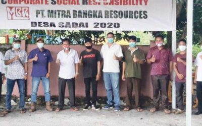 PT Mitra Bangka Resources (MBR) Berikan Bantuan CSR untuk Empat Desa di Bangka Selatan